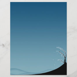 Lámina Paisaje de temporada cubierta de nieve