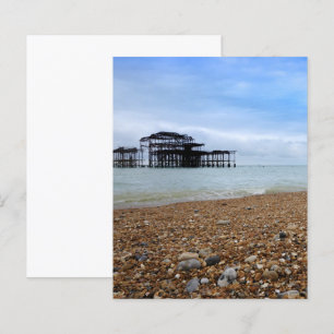 Lámina paisaje del muelle oeste de Brighton