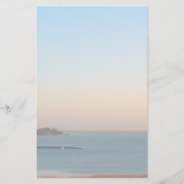 Lámina Paisaje marítimo de Dinamarca (Anverso)