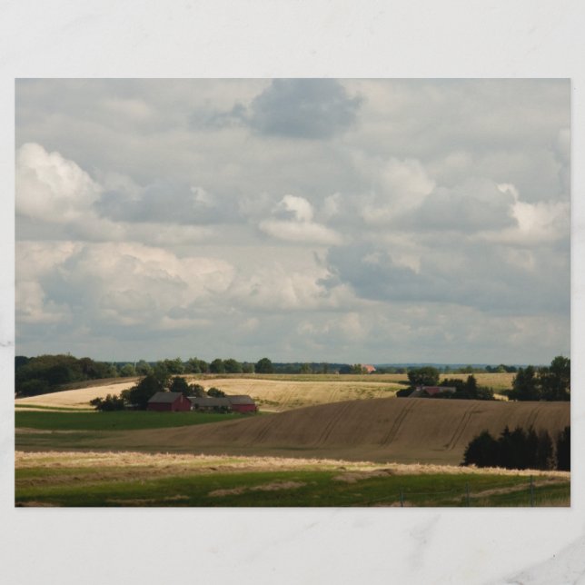 Lámina Paisaje rural (Anverso)