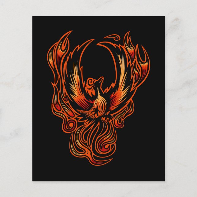 Lámina Pájaro De Fuego (Anverso)