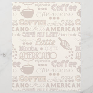 Lámina Palabras del café