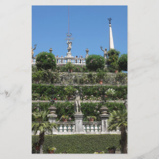 Lámina Palacio Borromeo en Stresa, Italia