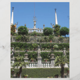 Lámina Palacio Borromeo en Stresa, Italia