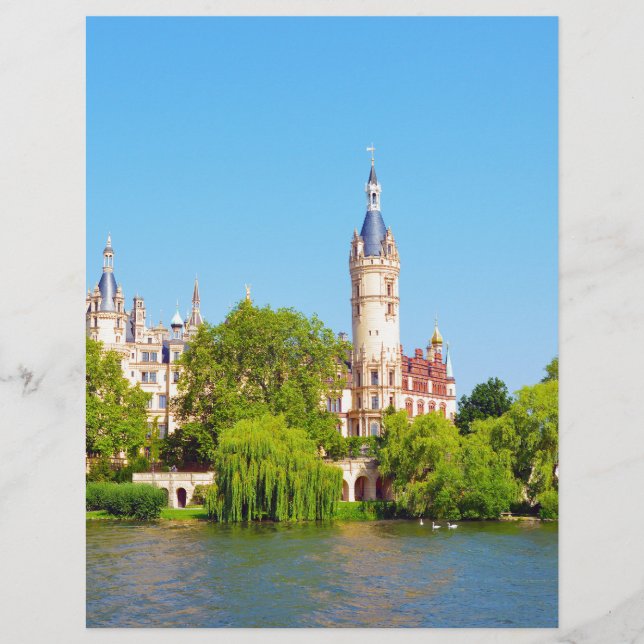 Lámina Palacio Schwerin, Alemania (Anverso)