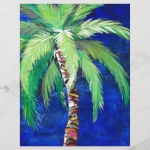 Palm Letterhead Cobalto Blue Palm II