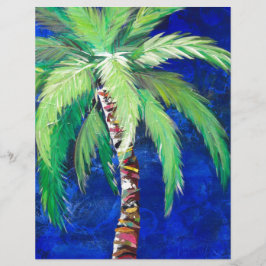 Lámina Palm Letterhead Cobalto Blue Palm II