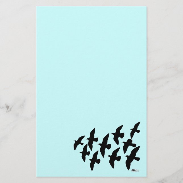 Lámina Palomas de vuelo volador (Anverso)