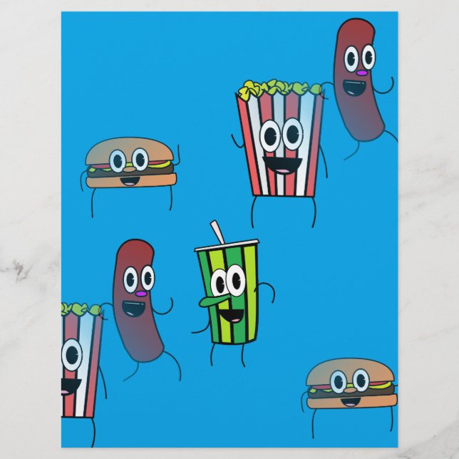 Lámina palomitas de cine (Anverso)