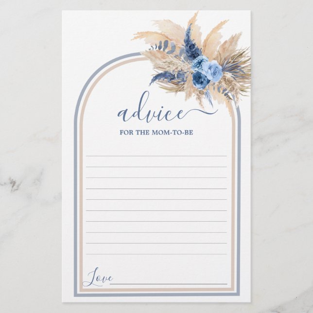 Lámina Pampas consejos de chico de hierba para que mamá s (Anverso)