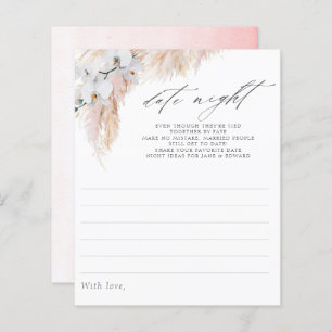 Lámina Pampas Grass Orchids Bridal Shower Date Night Idea