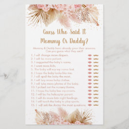 Lámina Pampas Grass Pink Flauge Adivina Quién Dijo El Jue