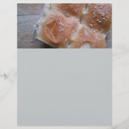 Lámina Pan de grano en una concha de madera, comida salud