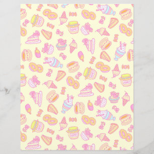 Lámina Panadería dulce y bebidas Amarillo