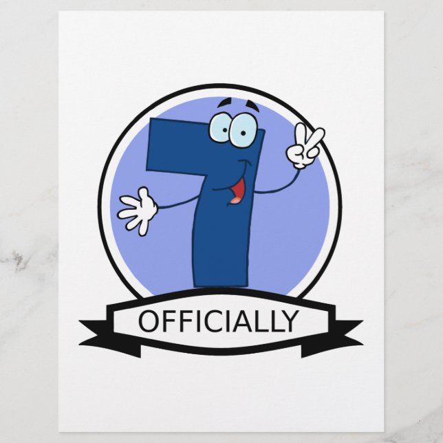 Lámina Pancarta oficial de cumpleaños 7 (Anverso)