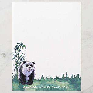 Lámina Panda Bear Stationery