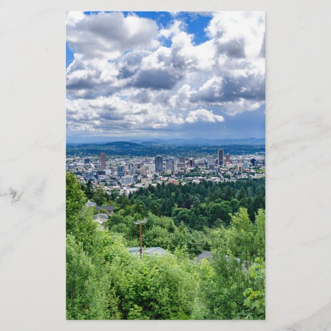Lámina Panorama de Portland (Anverso)