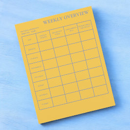 Lámina Panorama semanal de la planificación académica par