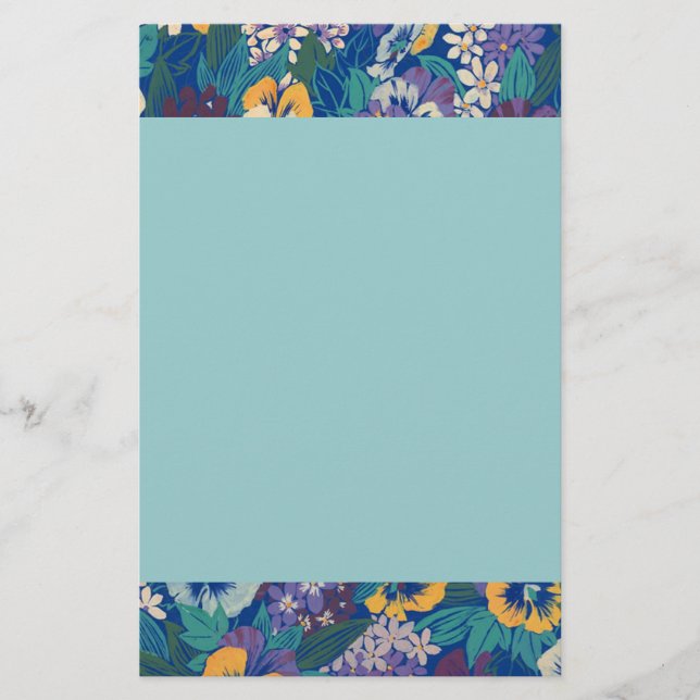 Lámina Pansies (Anverso)