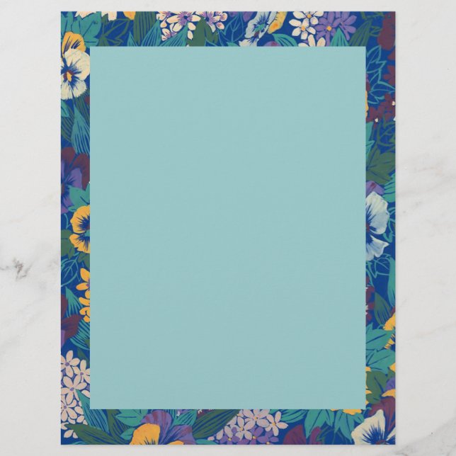 Lámina Pansies (Anverso)