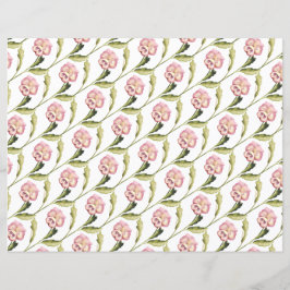 Lámina Pansies sobre un fondo blanco