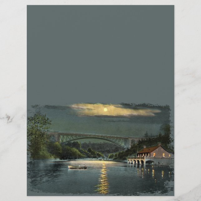 Lámina Panther Hollow Lake Vintage (Anverso)