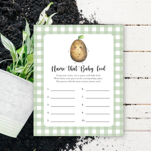 Lámina Papa - Nombra a ese bebé juego de la ducha de alim (Subido por el creador)