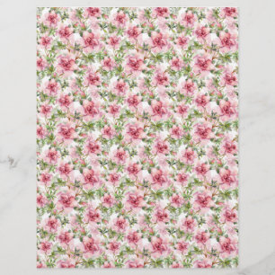 Lámina Papel acuarela Floral de artes y cuadernos