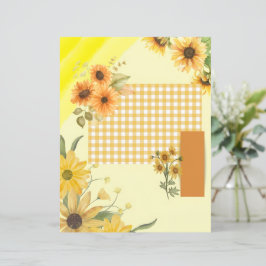 Lámina Papel amarillo para scrapbook