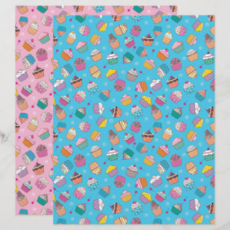 Lámina Papel artesanal de impresión de torta de torta, do