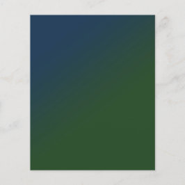 Lámina Papel azul oscuro y gradiente verde