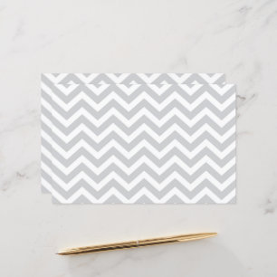 Lámina Papel Cartulina Chevron Grueso Gris y Blanco Bodas