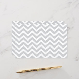 Lámina Papel Cartulina Chevron Grueso Gris y Blanco Bodas