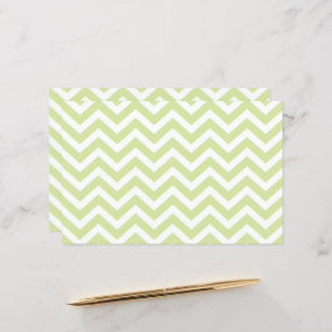 Lámina Papel Cartulina de Boda Verde Pastel y Chevron Bla