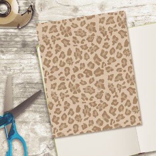 Lámina Papel Cartulina Estampado Piel Leopardo