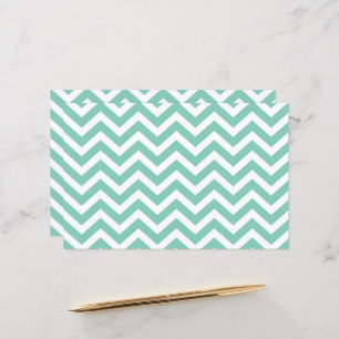 Lámina Papel Cartulina para Boda Chevron Turquesa Pastel