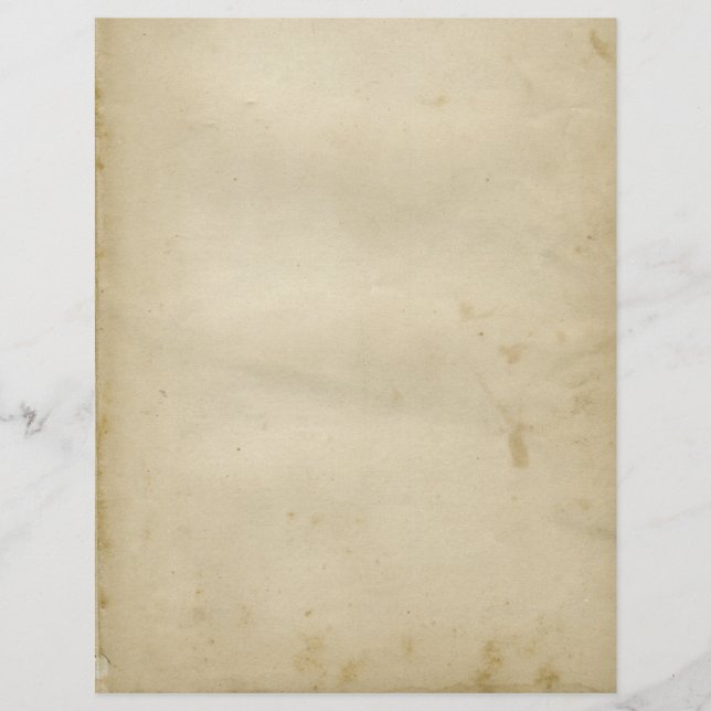 Lámina Papel con manchas de antigüedades en blanco viejo  (Anverso)