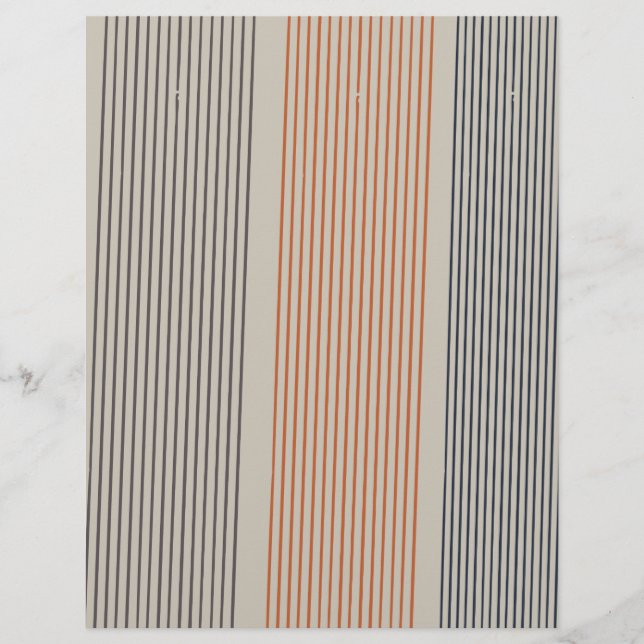 Lámina Papel con patrón de rayas finas (Anverso)