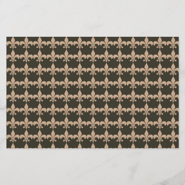 Lámina Papel craft Flor de Lis (Anverso)