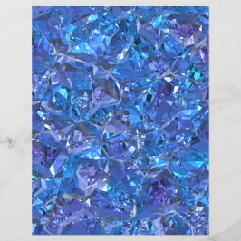 Lámina Papel Crystal Blue and Purple Scrapbook