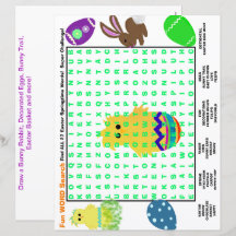 Papel de actividad de búsqueda de palabras de Sema