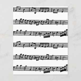 Lámina Papel de álbum de recortes de música
