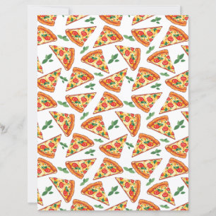 Lámina Papel de álbum de recortes de pizza