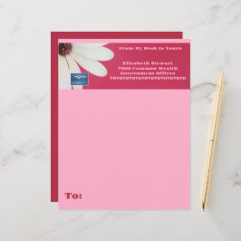 Lámina Papel de aptitud (Daisy rosa B) RFPMDesigns ©️ 202