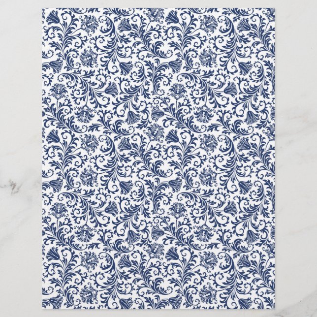 Lámina Papel de arte y diseño de artesanías para damascos (Anverso)
