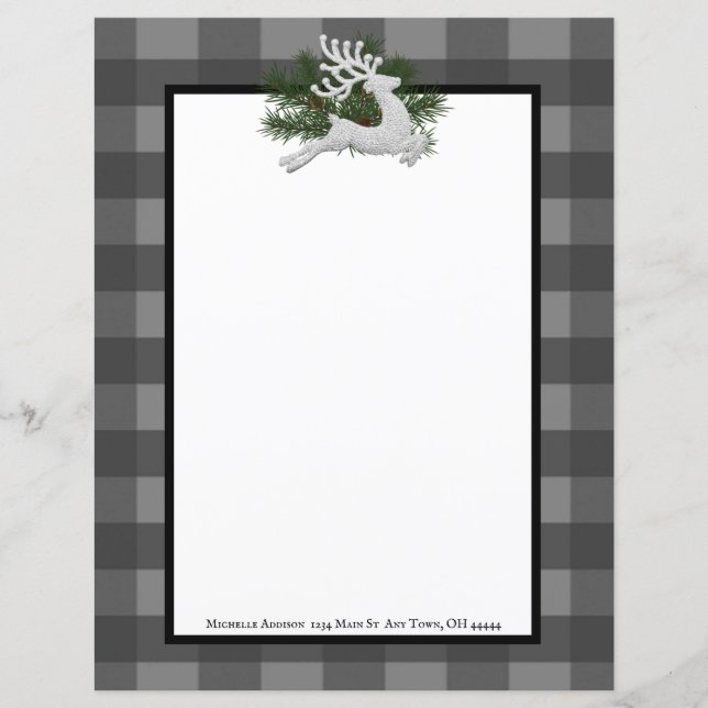 Lámina Papel de búfalo de reno (Anverso)