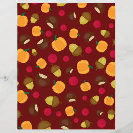 Lámina Papel de calabaza de Berries para la Calabaza de O