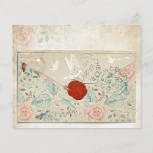 Lámina Papel de carátula de cartón de sobres florales