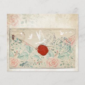 Lámina Papel de carátula de cartón de sobres florales