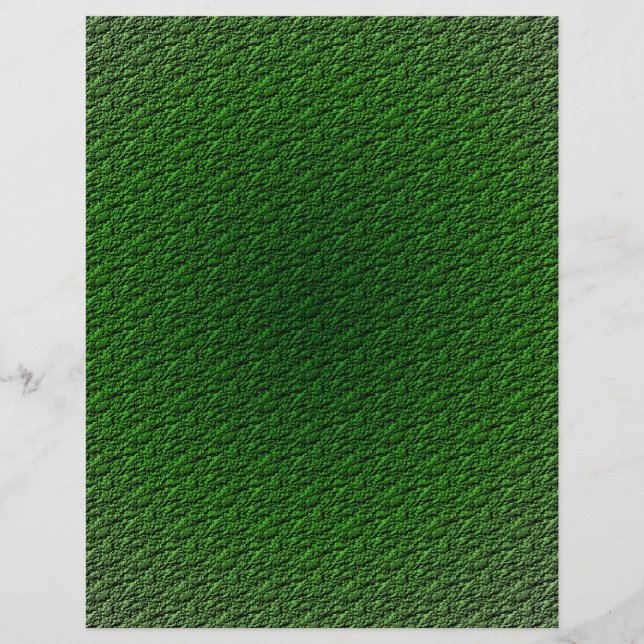 Lámina Papel de carátula de diseño de texturas verdes (Anverso)